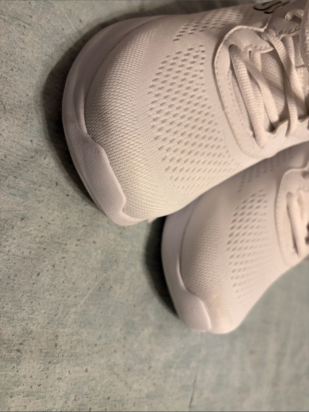 Skechers All-White Lace-Up Mesh Trainers - Picture 4 of 4